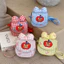 Nơ Gấu Táo Trẻ Em Bé Gái Thời Trang Dễ Thương Đi Chơi Túi Đeo Vai Nhỏ Mini Son Môi Túi Bé Gái Ví Đựng Tiền Xu
