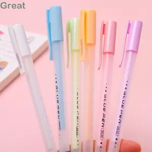 Bút keo TUYỆT VỜI, Bút dán keo rắn sáng tạo, Văn phòng phẩm DIY Màu kẹo Nhanh khô Keo có độ nhớt cao