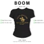 BOOM Áo Baby Tee Nữ Cotton Ôm Body-Áo Thun Ngắn Tay Y2K In Hình PhongCách Mùa Hè, Cổ Tròn Hàng Đầucách hàn quốc phong623