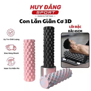 HuyDangSport Con lăn Foam Roller 45*13cm, con lăn yoga, massage, giãn cơ tập yoga, gym, giảm đau mỏi vai gáy DC006