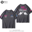 WRX racing in kỷ niệm dành cho những người đam mê ô tô sửa đổi Áo thun tay ngắn cotton dáng rộng giản dị Áo thun cổ tròn dành cho nam và nữ