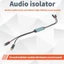 AV100C cho Bộ cách ly âm thanh Bộ lọc tiếng ồn mặt đất thông thường Bộ khử tiếng ồn chống nhiễu Âm thanh ô tô Âm thanh nổi tại nhà