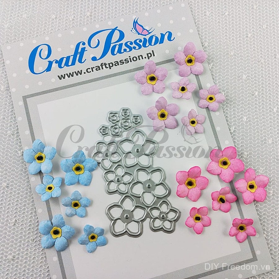 Hoa Mini Thép Carbon Cắt Khuôn DIY Giấy Thủ Công Dập Nổi Khắc Mẫu Sổ Lưu Niệm Album Ảnh Thiệp Chúc Mừng Cắt Chết 6327