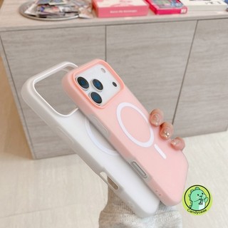 Ốp Điện Thoại Sạc Không Dây Từ Tính 2 Trong 1 Cho Xiaomi 15 14 Civi 13 13T 12 12T 12X 12S Ultra Mi 11X Pro 11i 5G 4G Vỏ Màu Kẹo Dễ Thương Vỏ Mềm Mờ