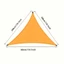 Tấm che nắng tam giác DARON, Kích thước 3x3x300cm có dây che nắng chống nước, Cơ sở ngoài trời Bóng râm di động hình tam giác bền bỉ Cắm trại