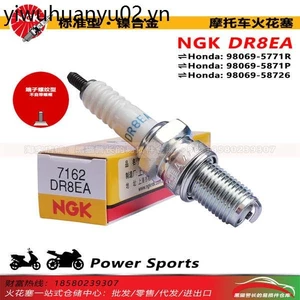 Bugi xe máy NGK DR8EA 7162 Thích hợp cho Suzuki GN250 Honda CG125 có tấm chắn điện trở