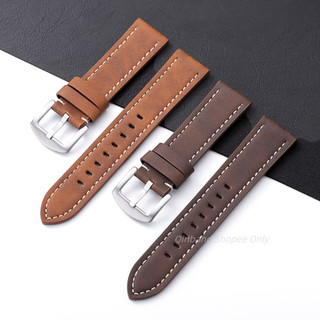 Vintage Mờ Da Dây Đeo Đồng Hồ Mờ Dây Đeo Đồng Hồ 20 Mm 22 Mm Da Đồng Hồ Nam Nữ Vòng Tay Thay Thế Đồng Hồ Phụ Kiện