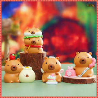 Kapibara Mặt Dây Chuyền Capybara-kun Thời Gian Đi Bộ Hộp Bí Ẩn Phòng Văn Phòng Đồ Trang Trí Hình Nhựa Thủ Công Trẻ Em Quà Tặng