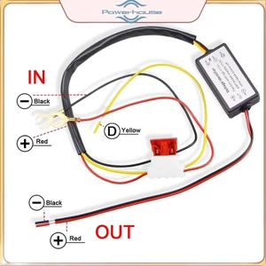 Bộ điều khiển POWER DRL Đèn LED ô tô tự động Chạy ban ngày Rơle Bộ điều khiển đèn sương mù Bật / Tắt Đèn sương mù Đèn trễ.