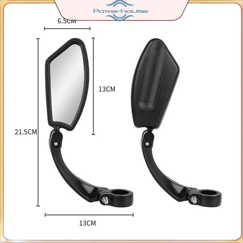 Gương chiếu hậu ống kính POWER HD 360° Gương chiếu hậu xe đạp leo núi có thể xoay được Mở rộng trường nhìn rộng Phụ kiện gương chiếu hậu xe đạp đường trường.