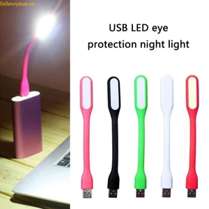 Fol USB 5V Nguồn Điện Đèn LED Cánh Tay Linh Hoạt Đèn Ngủ Tích Hợp 6 Hạt Để Đọc Sách Và Làm Việc Trên Sổ Tay