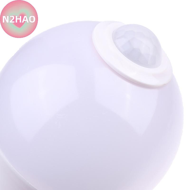 Đèn cảm biến chuyển động N2HAO E27 PIR 5W 9W 15W Bóng đèn LED có cảm biến chuyển động Máy dò chuyển động Đèn ngủ n