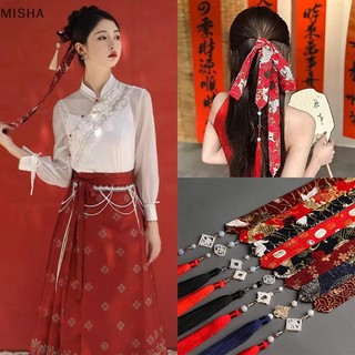 Misa Retro Trung Quốc Hanfu sel Băng Đô Quấn Tóc Cho Tóc Mũ Đội Đầu Nữ Tiara Tóc Mũ Đội Đầu Dây Buộc Tóc Phụ Kiện