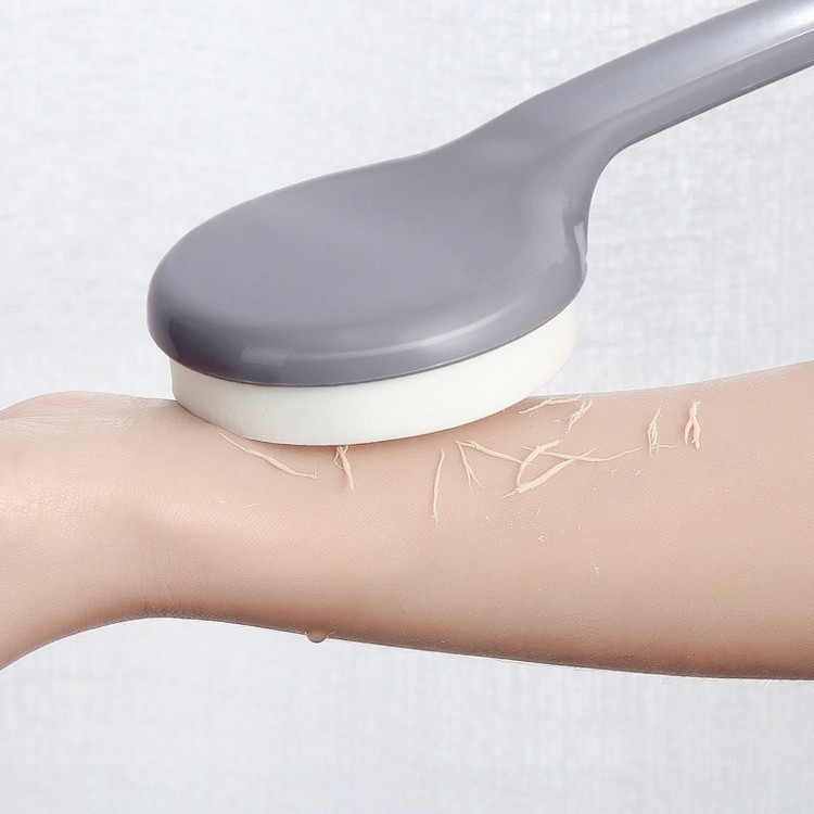 Bàn chải tắm xốp tay cầm dài mới Bàn chải chà lưng Bàn chải Massage tắm