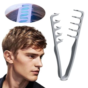 Lược kẹp tạo phồng tóc tạo kiểu xoăn gợn sóng che đường ngôi
