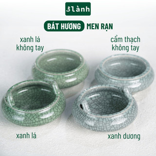 Bát Nhang Trầm Hương 3 Lành Bằng Sứ Cao Cấp Màu  Phong Thủy Trang Trí Bàn Thờ Dâng Hương