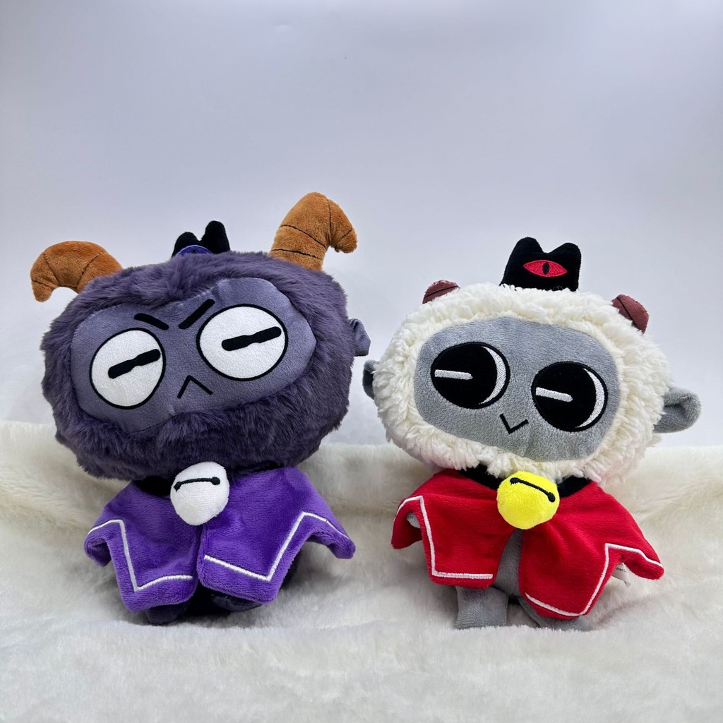 Cult of the Lamb Theo chủ đề Plushie - Người hâm mộ trò chơi đáng yêu Hàng hóa búp bê nhồi bông
