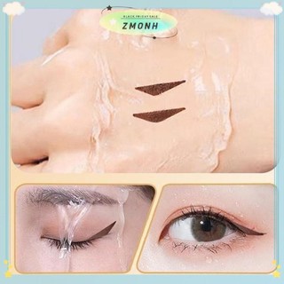 ZMONH Bút Kẻ Mắt Chống Nước Tem Dán Một Dính Khuôn Dễ Dàng Sử Dụng Chống Nước Chống Mồ Hôi Chống Mồ Hôi