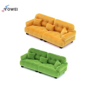 YOWEI Nhà Búp Bê Mô Phỏng Đổ Xô Sofa Mô Hình Nhà Búp Bê Phòng Khách Nội Thất Trang Trí Phụ Kiện Giả Vờ Chơi Đồ Chơi VN