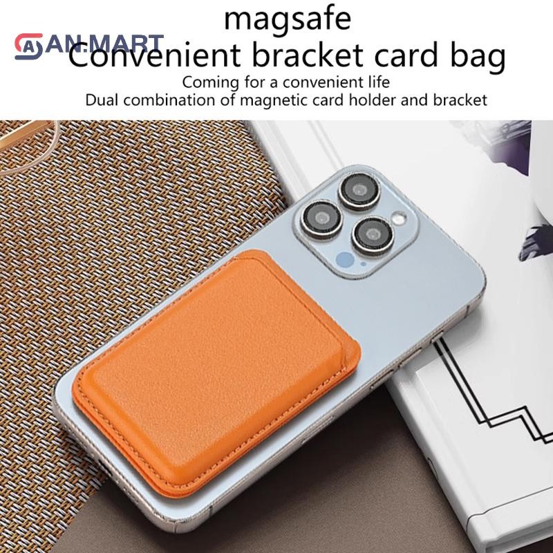 Bigdealssuper Từ Tính Cho Ví Da Đựng Thẻ Cho 16 15 14 13 Pro Max Ẩn Đế Điện Thoại Ngân Hàng ID Thẻ Túi Bao Siêu