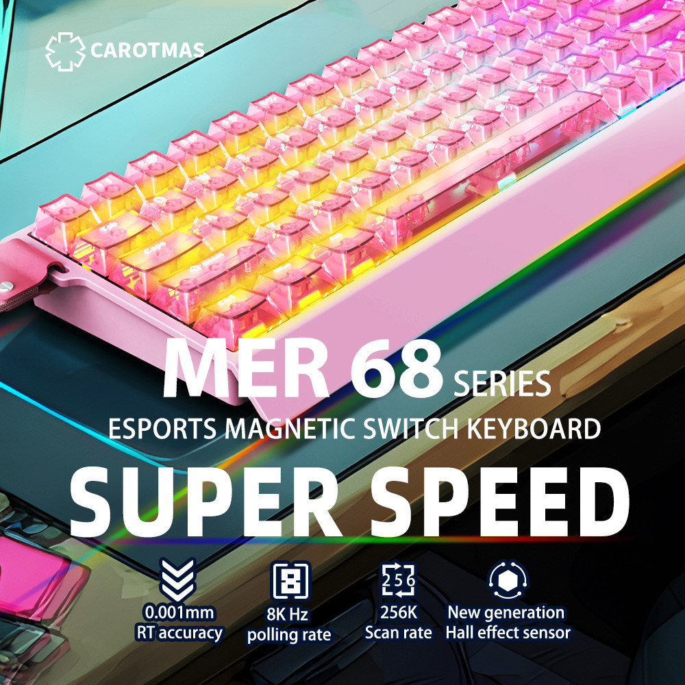 IROK CAROTMAS MER68 MAX RT0.001mm 8K Công tắc từ tính Bàn phím chơi ...