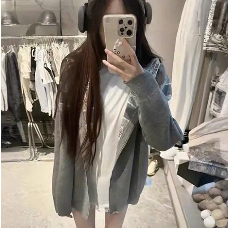 Áo Khoác Len Tăm 2 Vạch Lưng CRH Điiii OOk KCloset Áo Len Mặc 2 Kiểu Dày Dặn Dáng Rộng Nam Nữ NA26