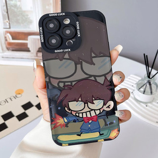 Ốp điện thoại vẽ tay ngộ nghĩnh cho iPhone 17 / 17Air / 16E / 15 Plus / 14 / 13 / 12 / 11 / Pro Max. Chống sốc rơi. Hộp đựng túi khí kiểu áo khoác silicon lỏng che phủ toàn diện