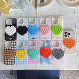 Ốp Điện Thoại Sucker Cho iPhone 17ProMax 16ProMax 15ProMax Apple iPhone Case 14 Girl Chống Rơi 16Pro 14Pro 13Pro Thiết Kế Tối Giản Sáng Tạo Màu Kẹo