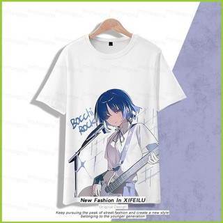 Áo thun và quần short cosplay Bocchi The Rock Yamada Ryo, chất liệu thoáng mát mùa hè