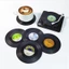 Bộ 6 đĩa CD cổ điển Đế lót ly Vinyl dành cho những người yêu âm nhạc Phong cách 2