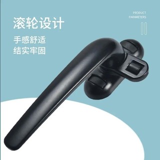 Mới Nóng Đa Năng Cửa Sổ Tay Cầm Khóa Cửa Sổ Khóa Bánh Xe Tay Cầm Phần Cứng Đen Đồ Nội Thất Cửa Và Cửa Sổ Tay Cầm