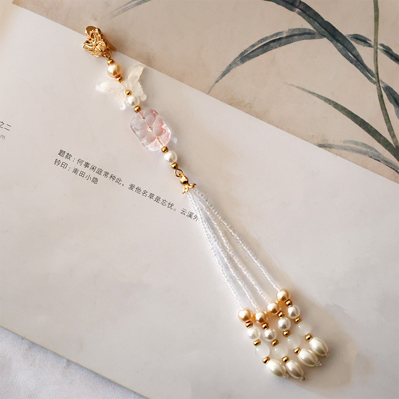 Phong Cách Mới Sườn Xám Bấm Ve Áo Retro Tươi Phù Hợp Với Trà Mới Phong Cách Trung Hoa Quần Áo Dài Tua Rua Phụ Kiện Su Đồ Trang Trí Đơn Giản Thay Đổi Để Hơn KPJV