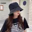 KUZHEN Nồi Mũ Denim Mũ Nữ Ngư Dân Mũ Chống Nắng Che Mặt Đa Năng HOT