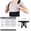 Bộ chỉnh sửa tư thế có thể điều chỉnh Đai đeo vai hỗ trợ lưng thấp cho nam nữ