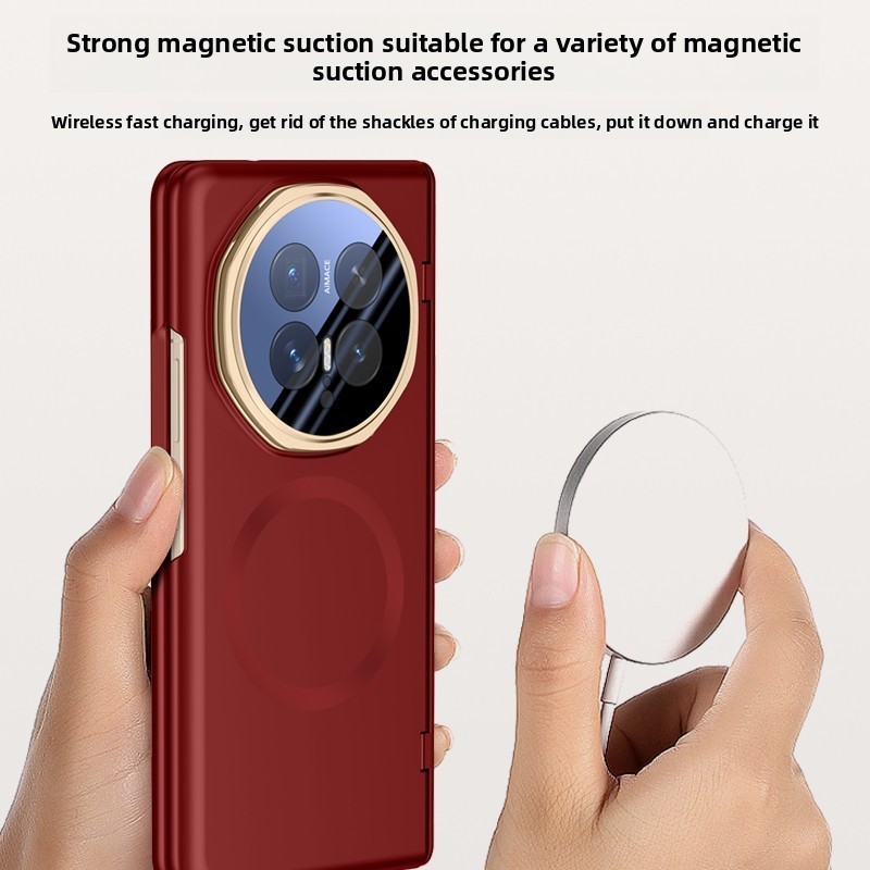 Vỏ Bảo Vệ Toàn Diện Cho Honor Magic V6 Magic V5 Vòng Từ Tính Với Riêng Tư Kính Cường Lực Flim Lò Xo Bản Lề Giá Đỡ Camera