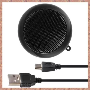 Loa Mini Loa du lịch có thể sạc lại di động có đầu vào Aux Giắc cắm tai nghe 3,5 mm có dây (R F C V)