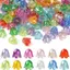 Springevenstar 100 Chiếc Hoa Acrylic Hạt Chuông Hoa Miếng Đệm Hạt Mũ Cho DIY Quyến Rũ Vòng Tay Nelace Trang Sức Thủ Công Làm Phụ Kiện Springevenstar