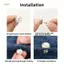 PNPIA- 10 Chiếc Ngọc Trai Nút Chân DIY Trang Trí Nút An Toàn Có Cho Giày Nón Túi Khăn Choàng Cổ Kim Bule Cố Định Pin Trâm Cài