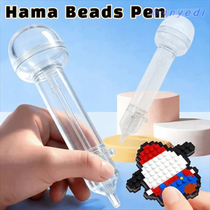 WANYEDI Perler Hama Hạt Bút, Máy Làm Thủ Công Bút Vị Trí Hạt Tự Động, Báo Chí Sáng Tạo Hạt DIY Dự Án Thủ Công Đầu 2.6mm Công Cụ Vị Trí Hạt Trẻ Em