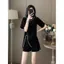 Mùa hè 2026 Quần Short ngắn tay đính cườm thời trang phong cách mới Bộ đồ hai mảnh Bộ đồ thể thao thông thường cao cấp dành cho nữ