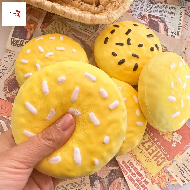 Đồ chơi bóp bánh mì phục hồi chậm PU - Thực phẩm mô phỏng ướt mềm để giảm căng thẳng