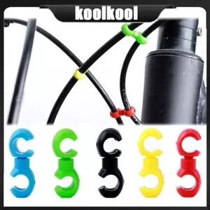 Kool 10lots Cáp phanh xe đạp đường trường Kẹp cáp phanh Hướng dẫn Cáp chống ăn mòn Kẹp