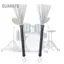Guansfs Bàn chải đánh trống có thể điều chỉnh thực tế có thể thu vào chuyên nghiệp Bộ 2 dây chơi cho trống Jazz (M02511 vàng)