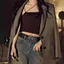 Bướm Hot Girl Cao Cấp Thắt Lưng Rộng Nữ Phong Cách Thắt Lưng Niche Đen Trang Trí Quần Jean Hợp Thời Trang 6.15