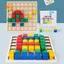 CANAMEK Gỗ Sáng Tạo Blos Xếp Hình Trẻ Em Montessori Màu Sắc Phù Hợp Với Giáo Dục Sớm Đồ Chơi Giáo Dục Trẻ Em Trò Chơi Thông Minh CSF