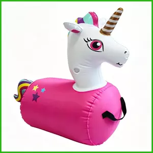 Bouncy Horse 220Lbs Khả năng chịu lực Thổi lên Phễu Đồ chơi ngựa nảy mỡ cho trong nhà Ngoài trời Tuổi 5 Trẻ em saixit2vn