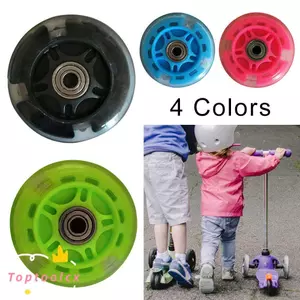 TOPTOOLCX LED Xe Tay Ga Bánh Xe Chất Lượng Cao 4 Màu Quà Tặng Ánh Sáng Vòng Bi Xe Tay Ga