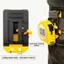 Giá đỡ đo băng FANIELLAPOWELL, Đính kèm nhanh Khóa tháo nhanh đa năng, Móc tổ chức thắt lưng ABS cầm tay chống trượt Máy khoan điện