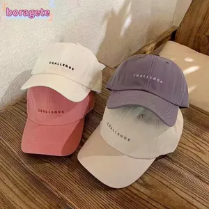 Mũ che mặt BORAGETE Snapback Chữ thêu mũ đuôi ngựa thông thường