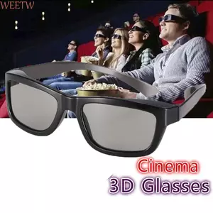 WEETW Kính Phim Máy Chiếu Thụ Động Phim Rạp Chiếu Phim DVD Anaglyph